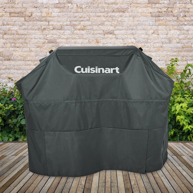 Heavy-Duty Grey BBQ Cover 60" x 24" x 46"