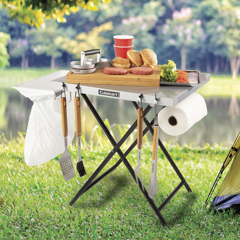 24" x 20" Fold'n Go Prep Table & Grill Stand