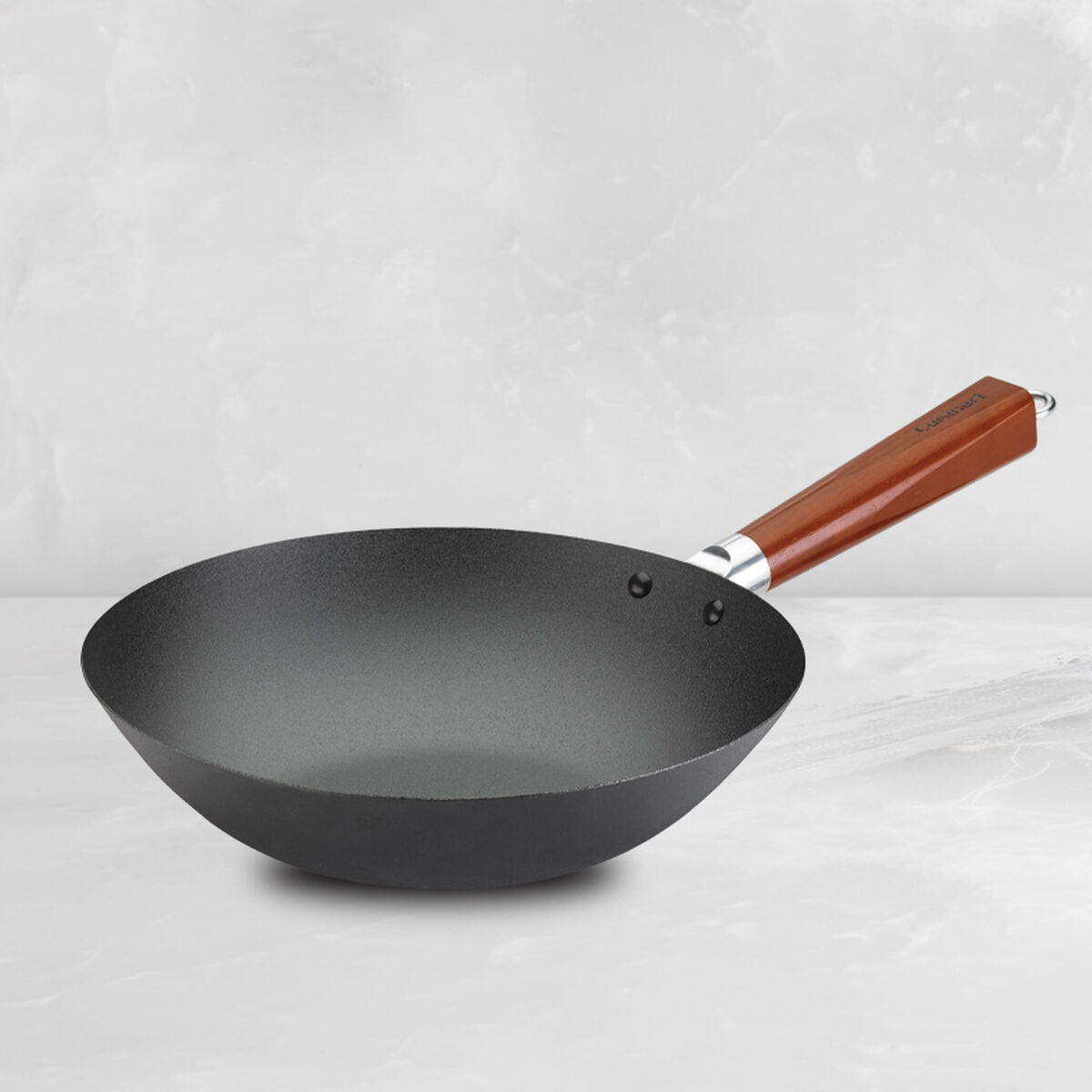 11" Pre-Seasoned Steel Wok