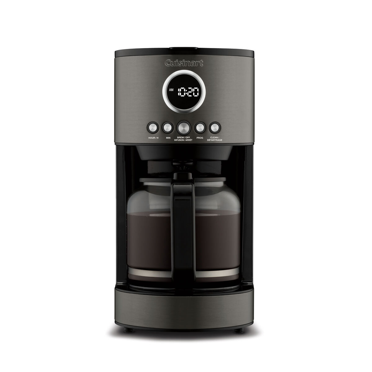 12-Cup Programmable Coffeemaker &ndash; Black Stainless Finish