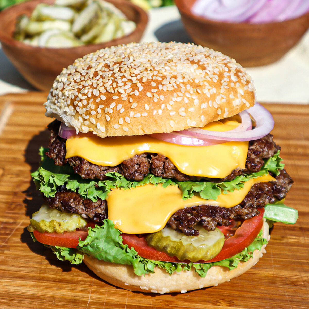 Ensemble de presse à hamburger