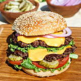 Ensemble de presse à hamburger