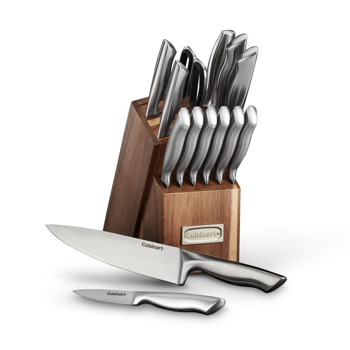 15-Piece Stainless Steel Knife Block Set