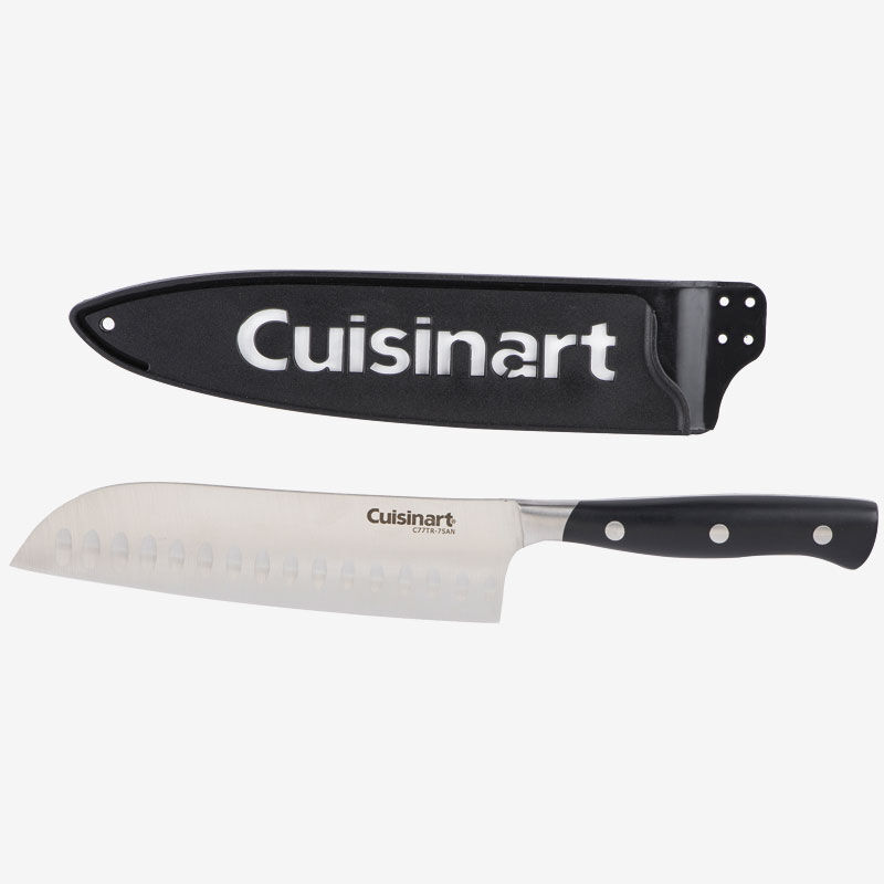 7 in. (18 cm) Santoku Knife with Blade Guard, , medium