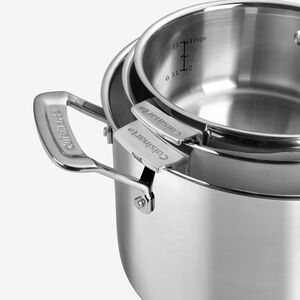 11-Piece Stainless Steel Nesting Cookware Set, , hi-res