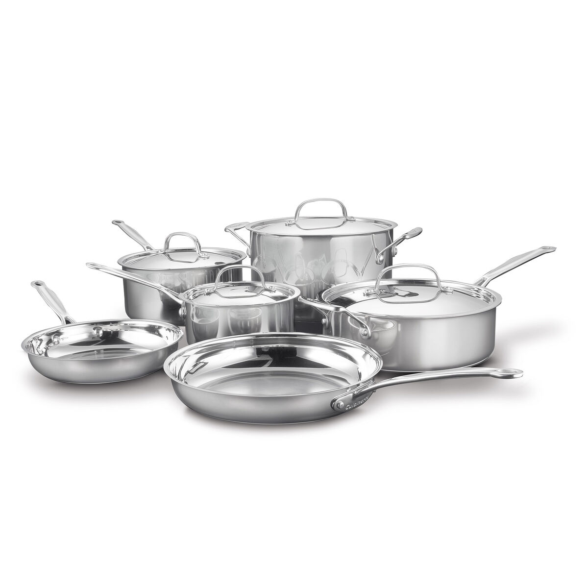 10-Piece Stainless Steel Cookware Set