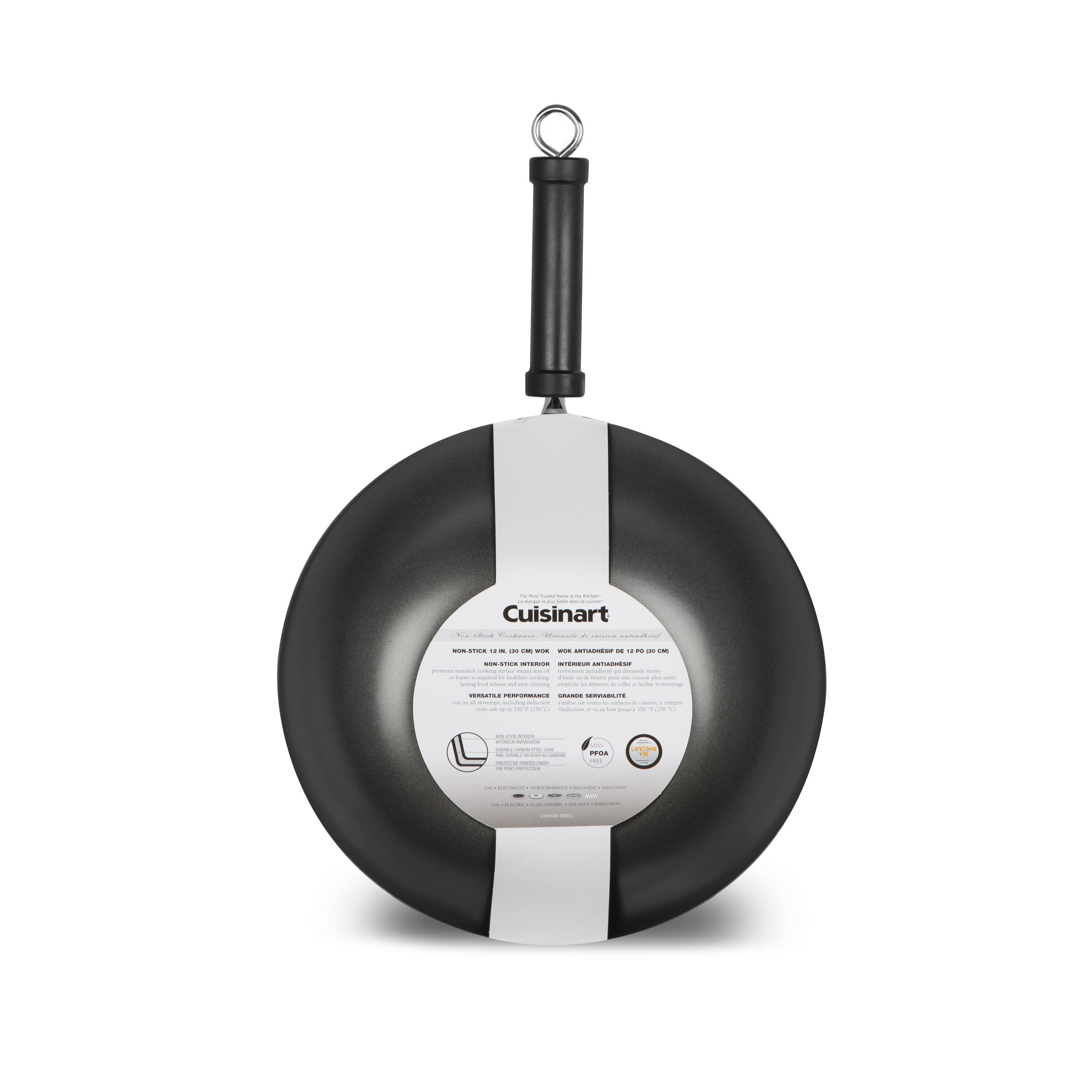 12-Inch Nonstick Carbon Steel Wok