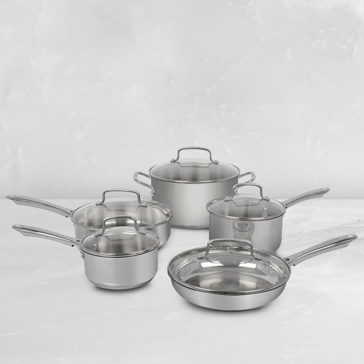 Buy 10-Piece Stainless Steel Cookware Set for CAD