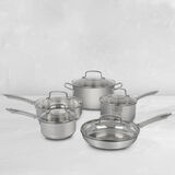 10-Piece Stainless Steel Cookware Set
