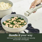 13-Piece Non-Stick Detachable Handle Cookware Set with 5-in-1 Cooking System