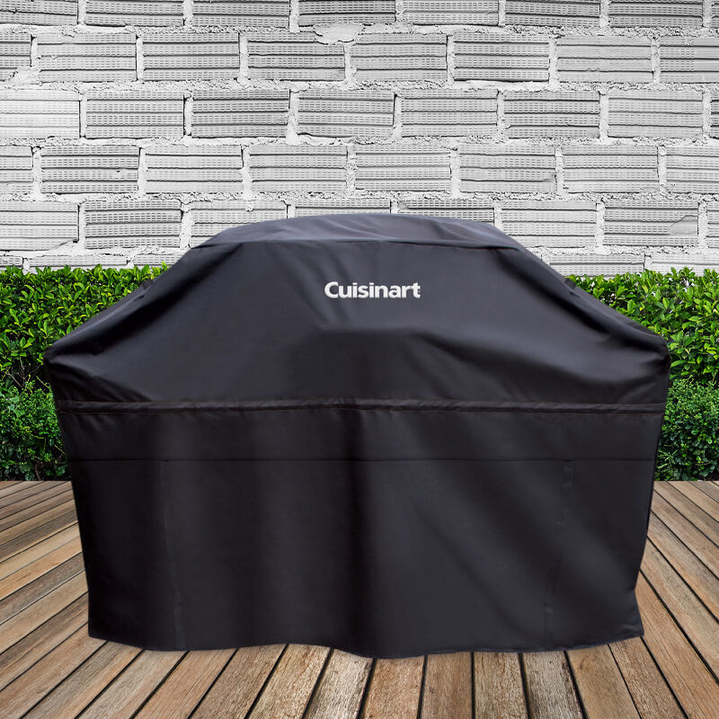 Heavy-Duty Black BBQ Cover 60" X 24" x 46"
