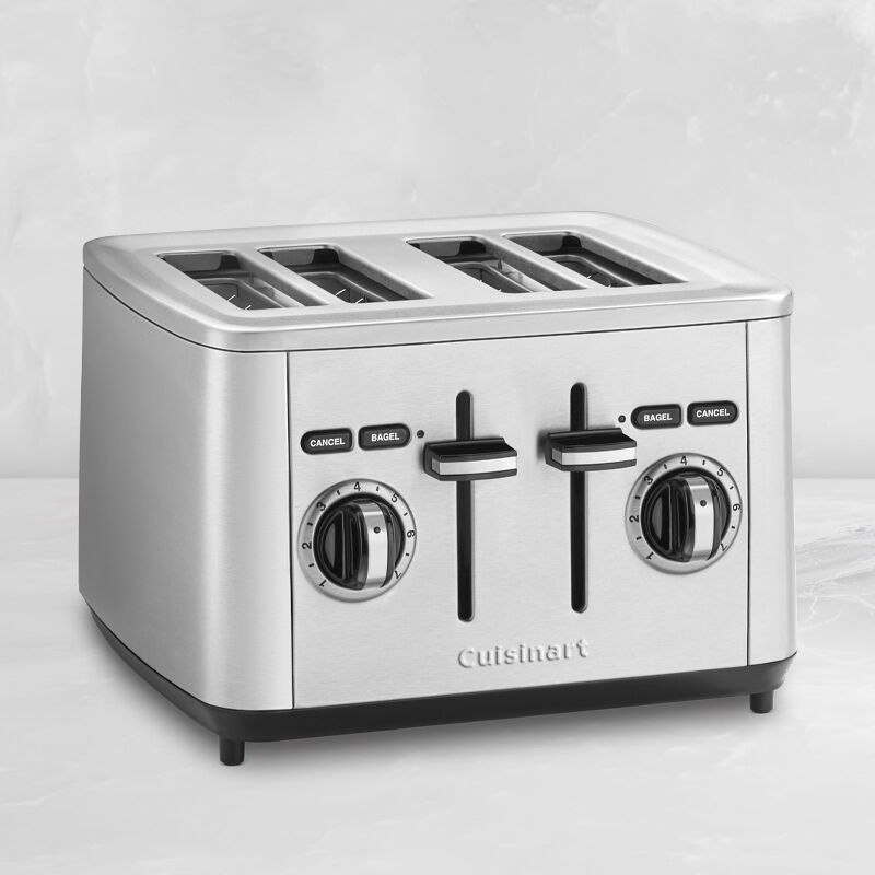 4-Slice Stainless Steel Toaster