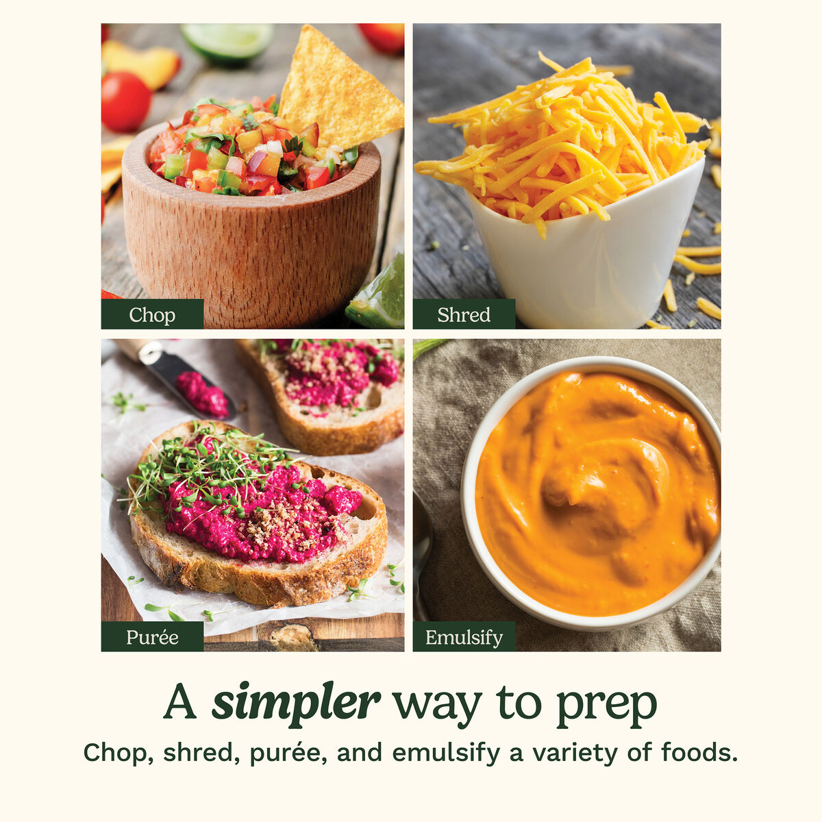 5-Cup Chop & Shred Food Processor