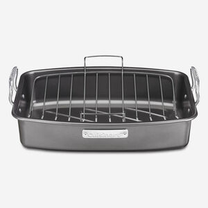 17" x 13" Nonstick Roasting and Lasagna Pan with V-Rack