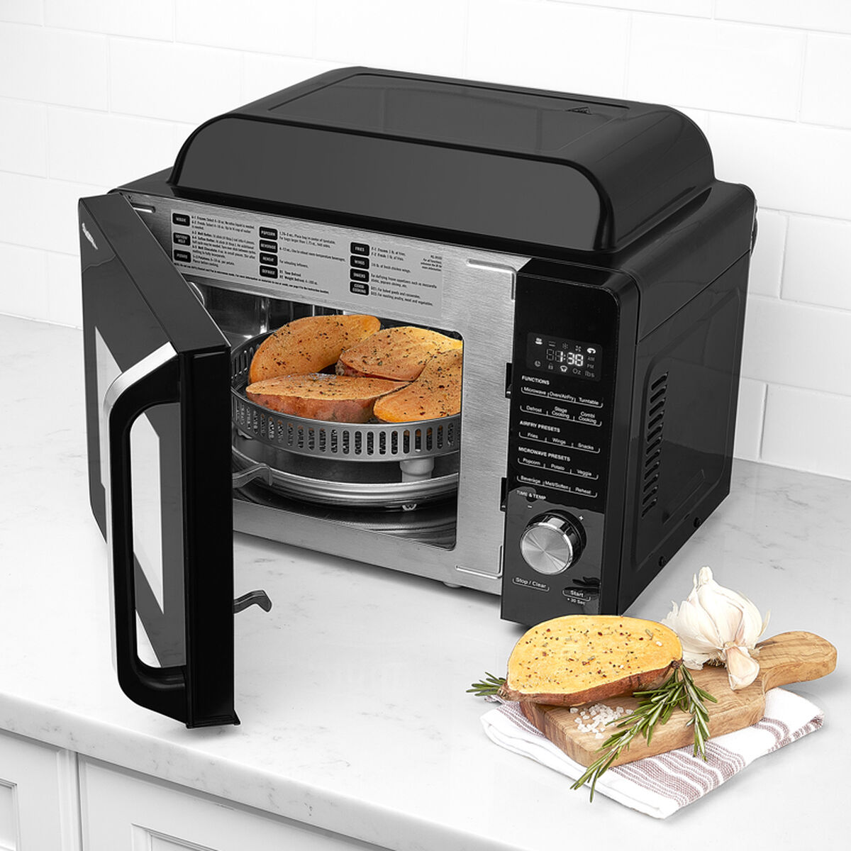 3-in-1 Microwave Air Fryer Oven, , large 1