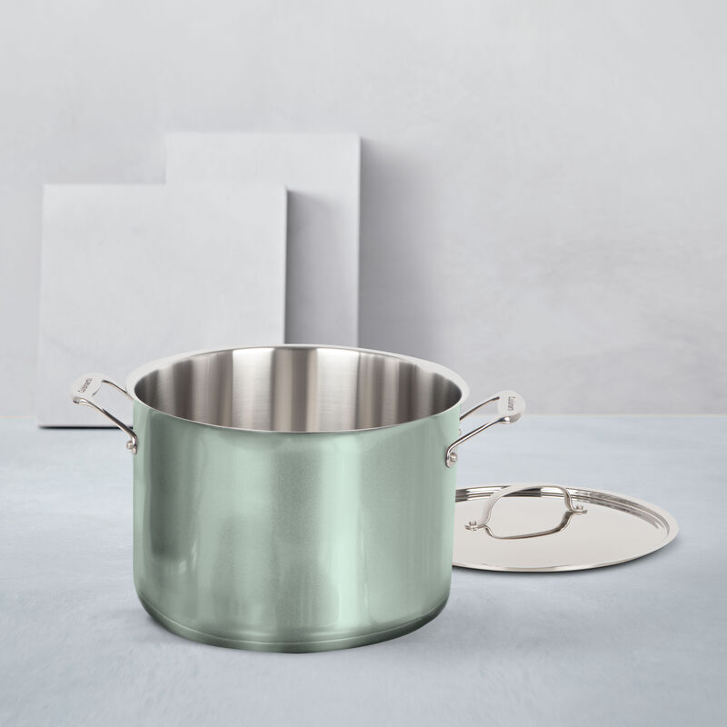 12 Qt. Stockpot with Cover &ndash; Light Pistachio