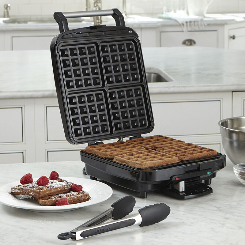 4-Slice Belgian Waffle Maker, , medium