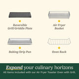 Air Fryer Convection Oven with Grill