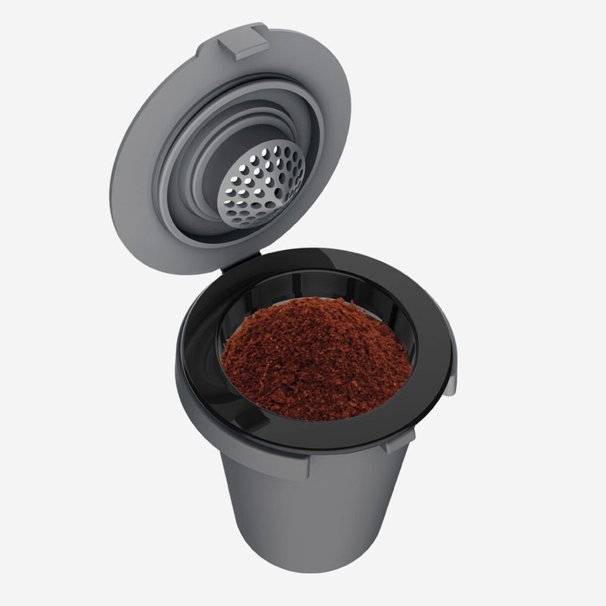 Reusable Filter Holder with Reusable Coffee Filter