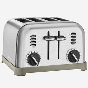 Metal Classic 4-Slice Toaster, , hi-res
