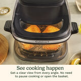 Clear 4-Quart Glass Basket Air Fryer 4