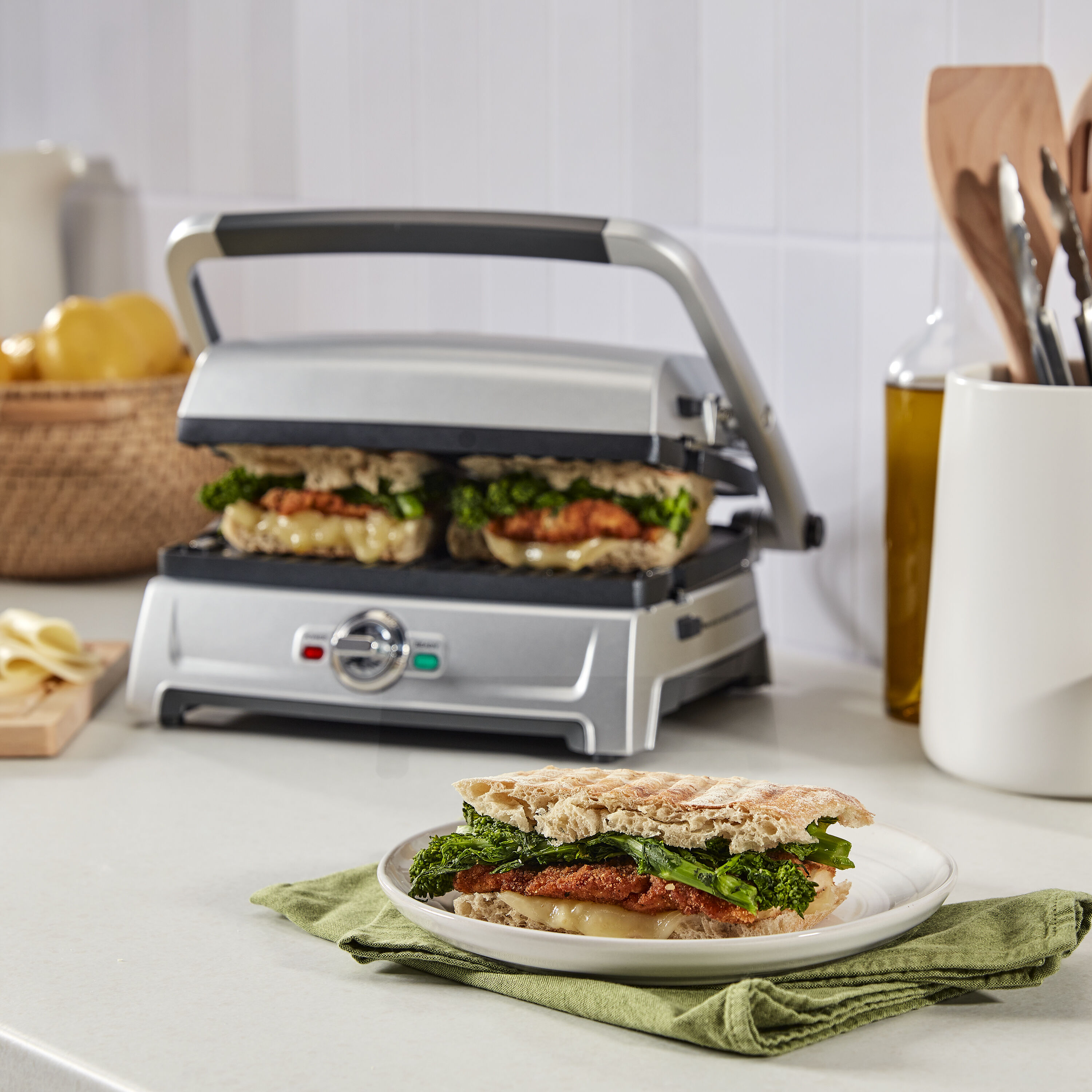 1 Stainless, - Griddler Cuisinart® CuisinartGriddlerSeriesGrill&PaniniPress キッチン家電 ct Kroger - キッチン家電