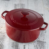 Chef&rsquo;s Classic&trade; Enameled Cast Iron Cookware 5 Quart Round Covered Casserole