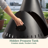 Chiminea Propane Fire Pit