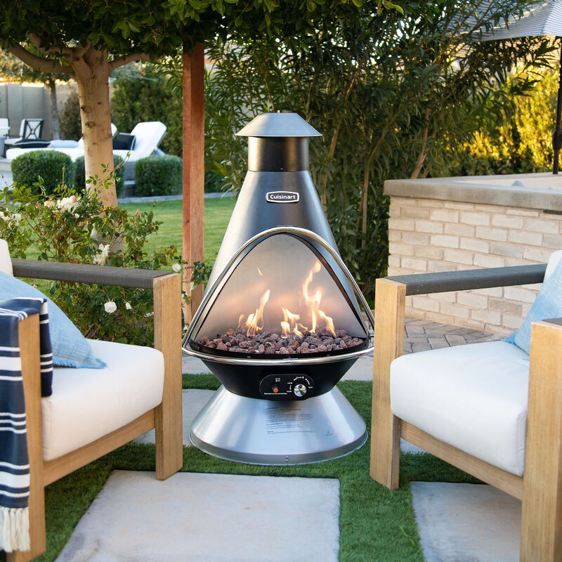 Chiminea Propane Fire Pit