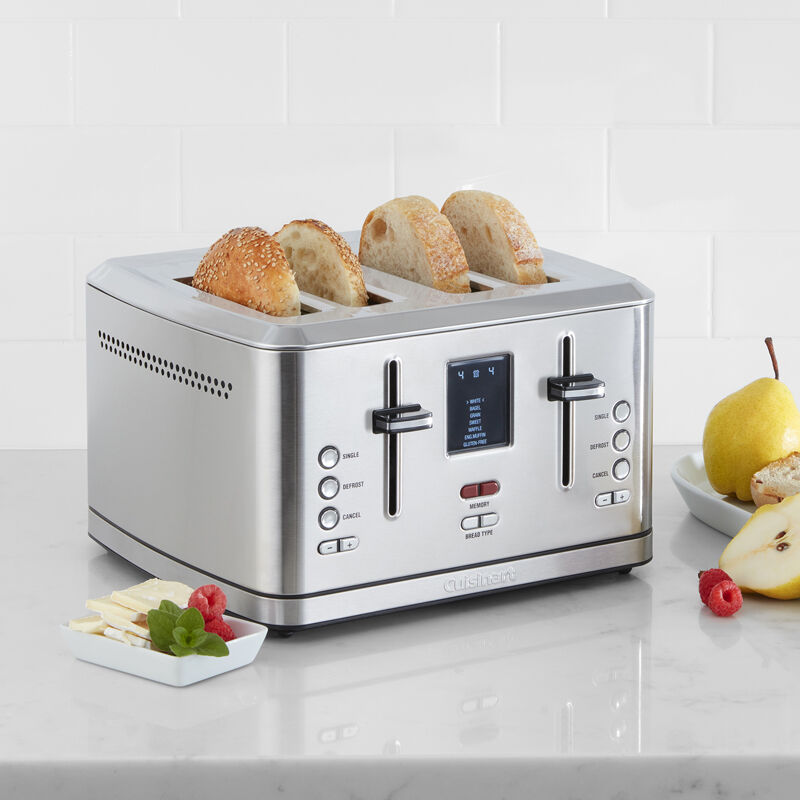 4 Slice Digital Toaster with Memory Set Feature