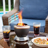 7.5&rdquo; Cleanburn Smokeless Table Top Fire Pit