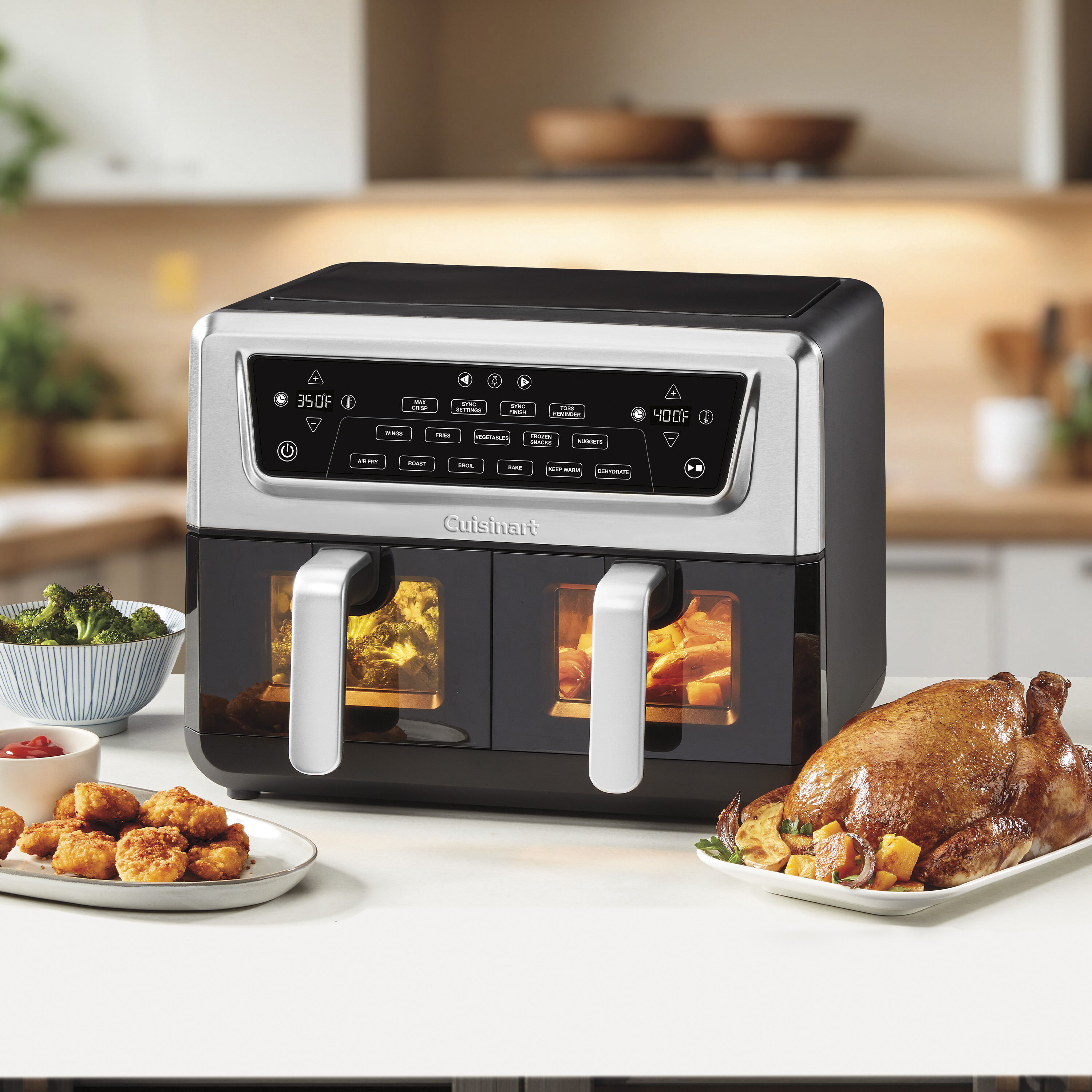 Dual Zone Pro 11-Qt Basket Air Fryer