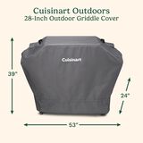 Housse pour plaque de cuisson ext&eacute;rieure de 28 po 6