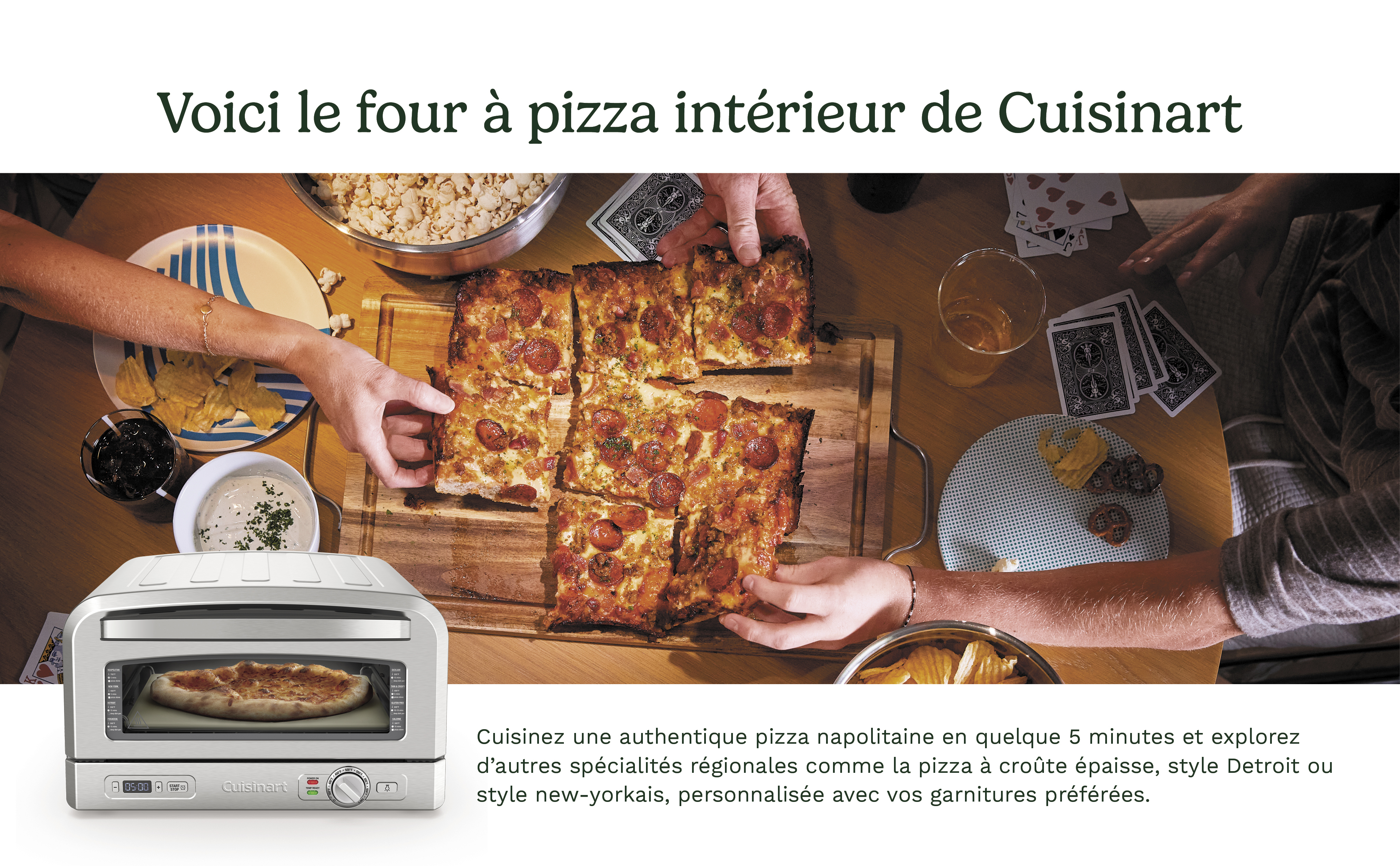 Four à pizza électrique - Cuisinart - Doyon Després