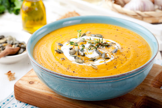 Coconut Carrot Turmeric Soup