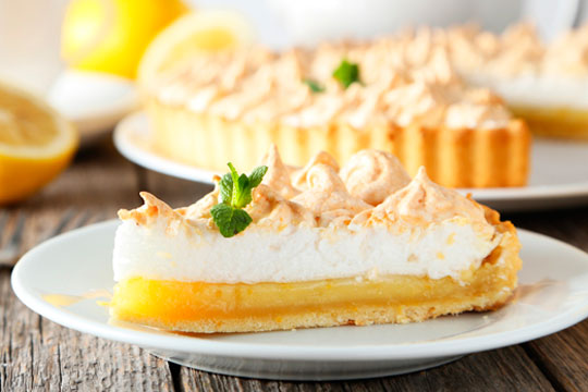 Tarte au citron meringuée