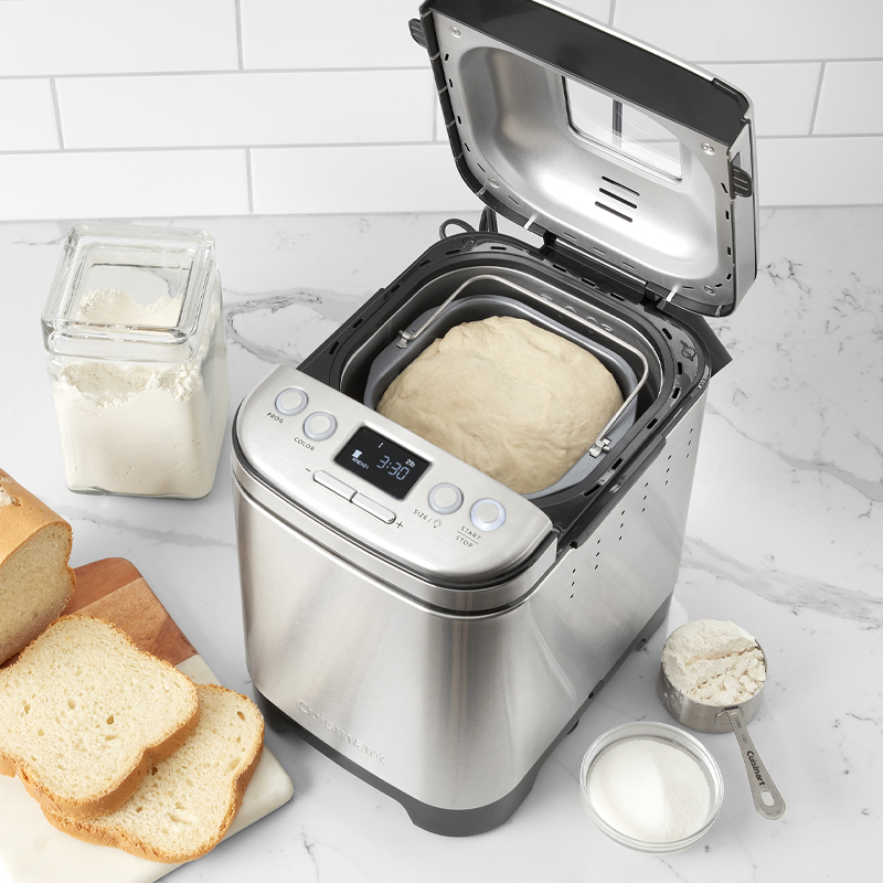 1 Year Extended Warranty Cuisinart CBK-110 Compact Automatic Bread Maker Silver 