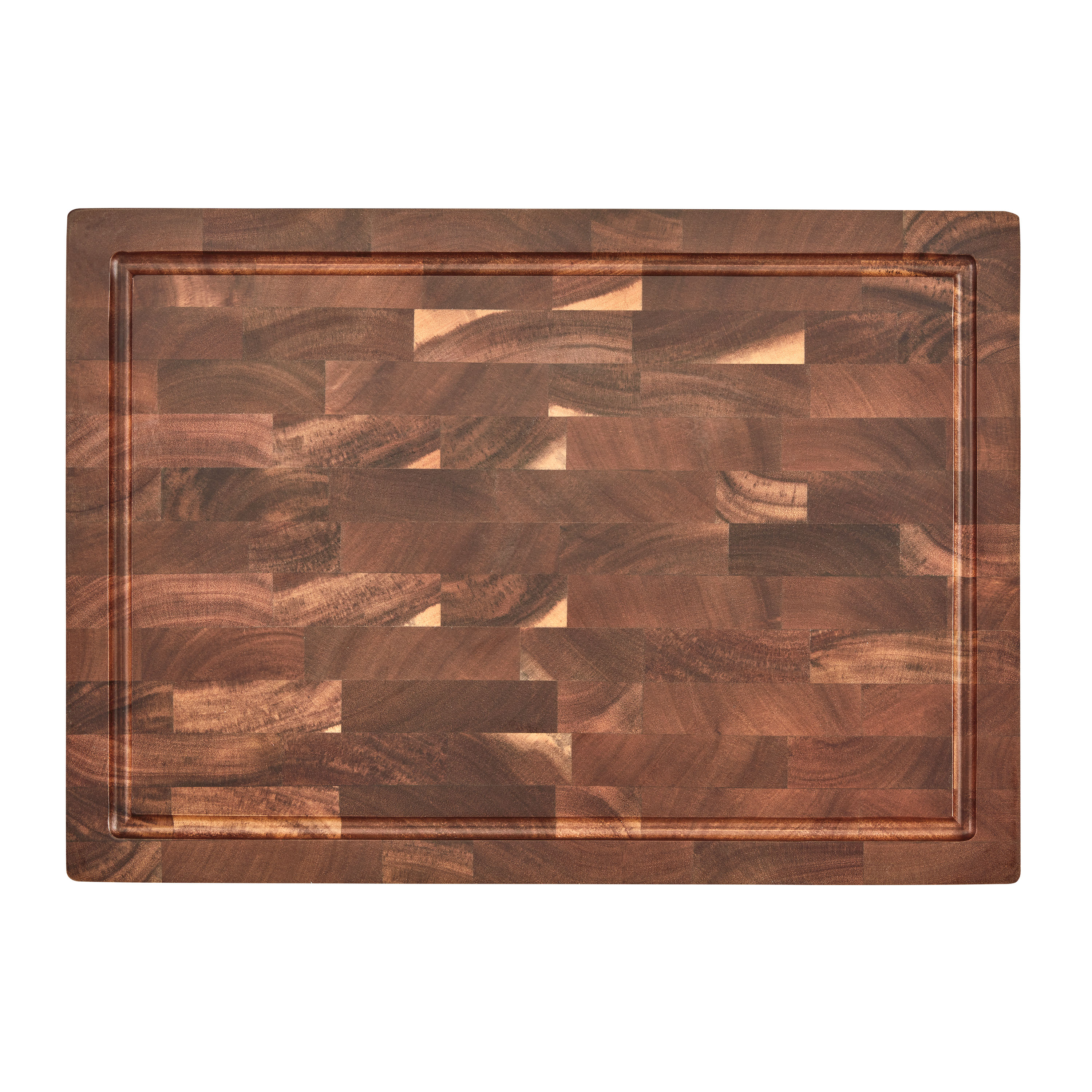 Planche à Découper Bois D'acacia Réversible 30cm - Rainure à Jus - Idéale Fromage & Charcuterie