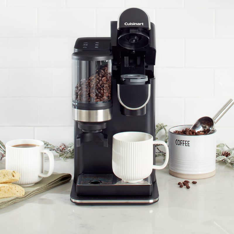 Cuisinart Grind and Brew Single-Serve Coffee Maker in Black
