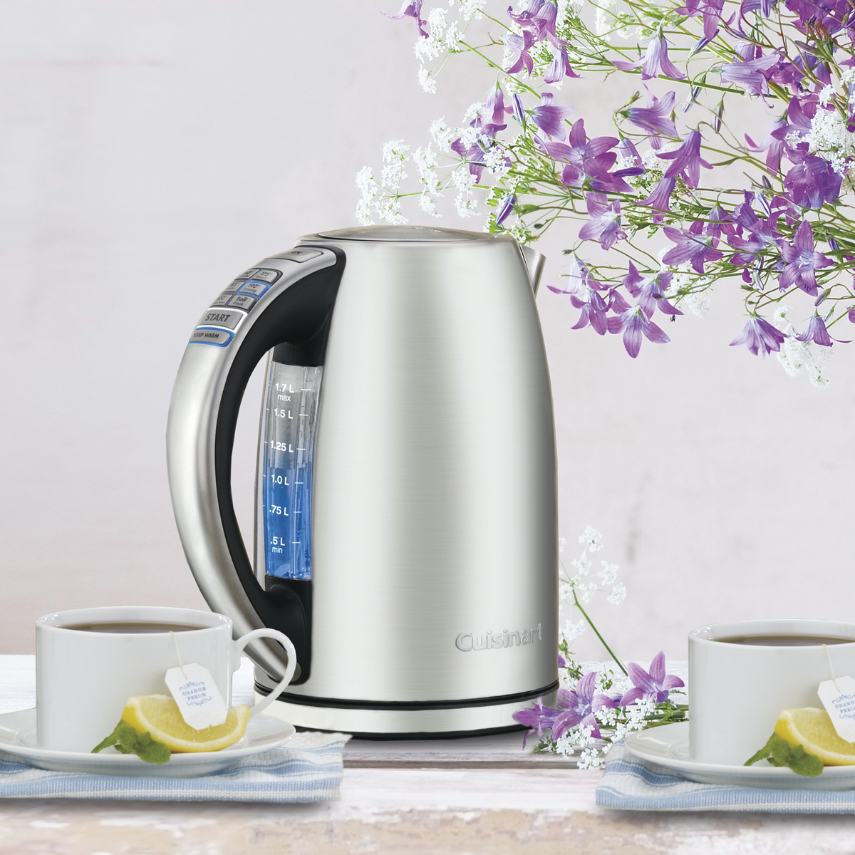 PerfecTemp Cordless Electric Programmable Kettle Cuisinart