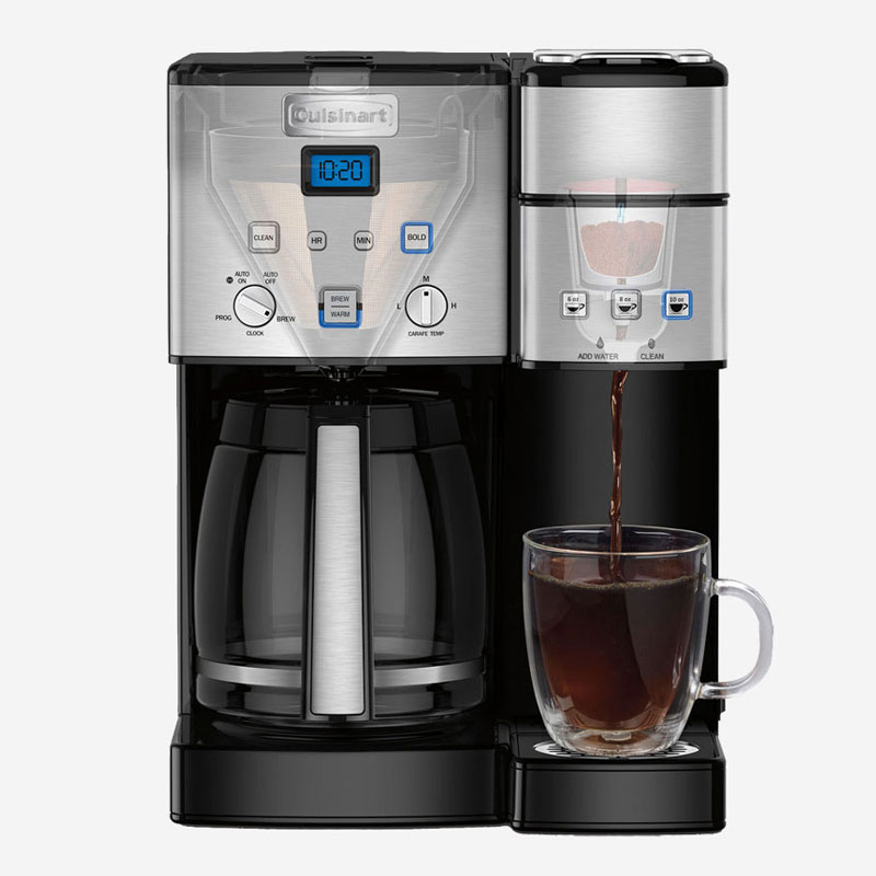 Coffee Center™ 12Cup Coffeemaker & SingleServe Brewer cacuisinart