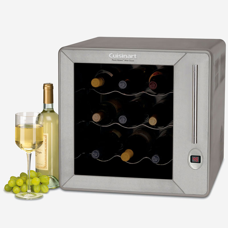 人気ブラドン プライベート ワインセラー 15本 コンプレッサー冷却 クイジナート<br> Cuisinart Private Reserve  15-Bottle Wine Cellar with Compressor CWC-1500CU 家電