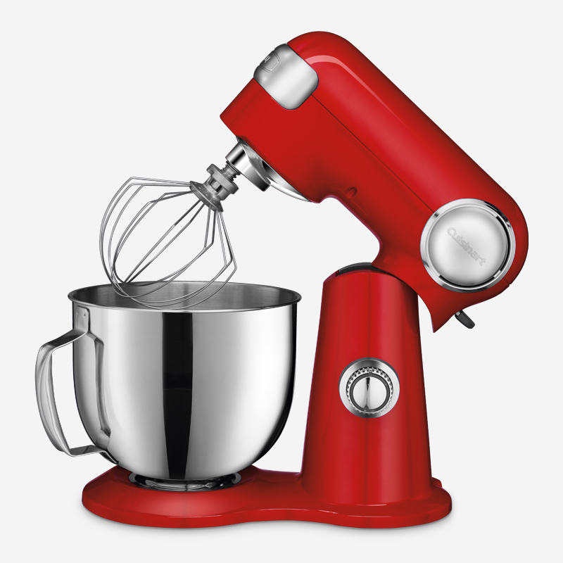 Precision Master 5.5QT (5.2L) Stand Mixer Red cacuisinart